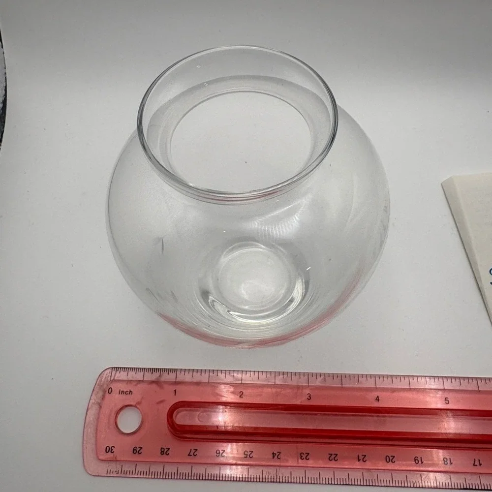 Princess House Inc Heritage Collection 411 Handblown Etched Accent‎ Vase